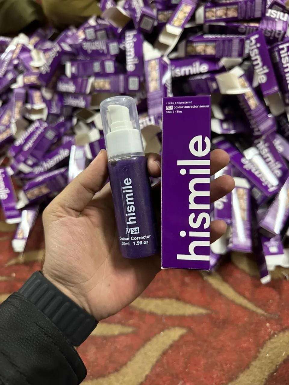 Teeth Whitening V34 Serum 30mL Purple.